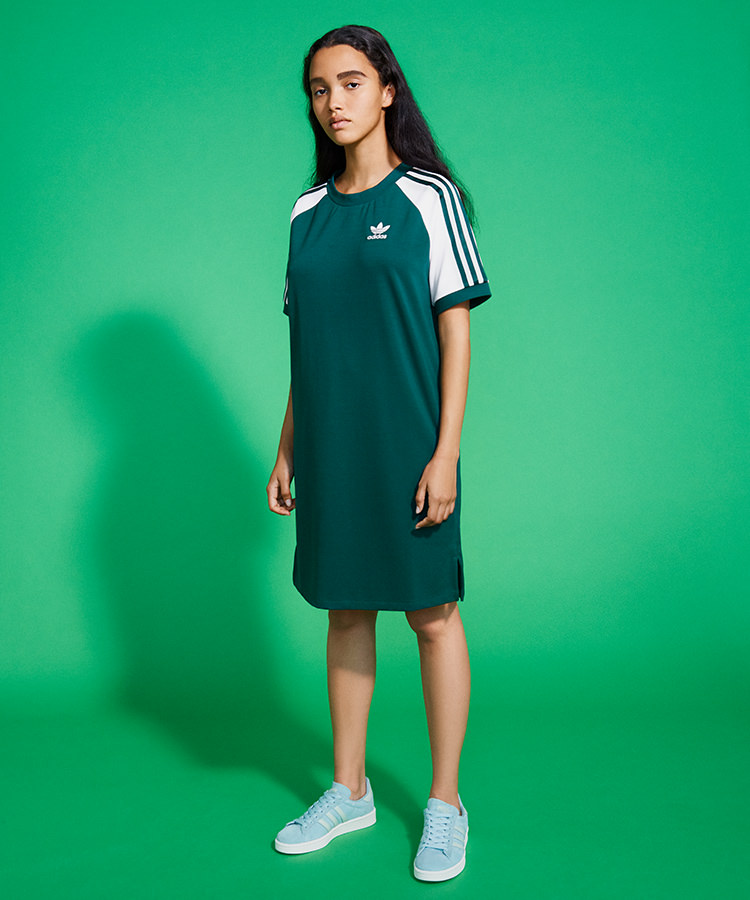 adidas grøn kjole til kvinder