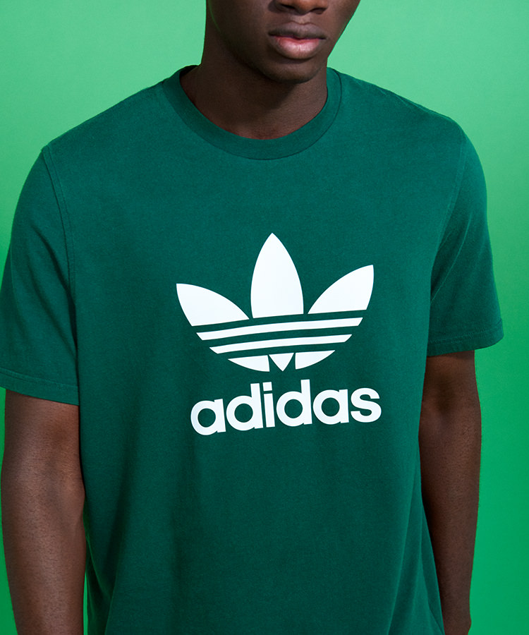 adidas grøn t-shirts til mænd